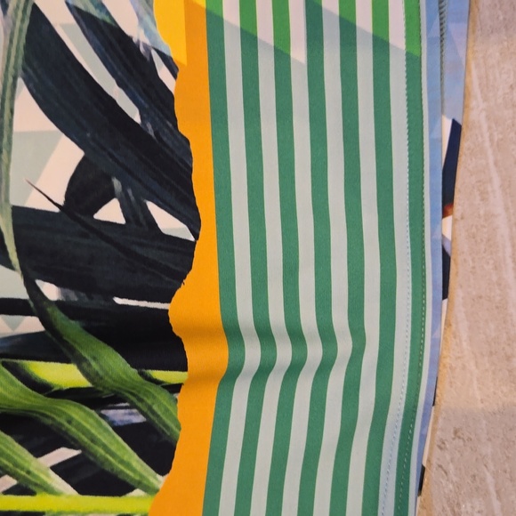 Prana Tropical Print Tankini Top - Picture 3 of 10